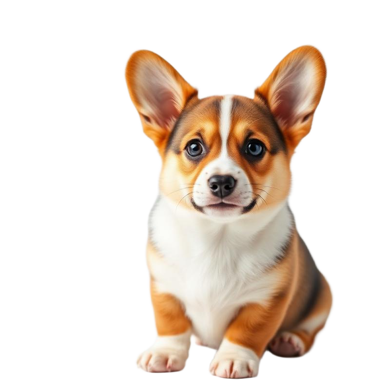 Happy corgi